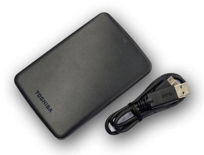 Wir speichern (sichern) ihre Daten auf eine externe Festplatte