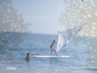 Schmalfilm mit Schimmel