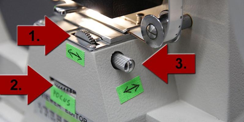 Filmbetrachter Bedienung