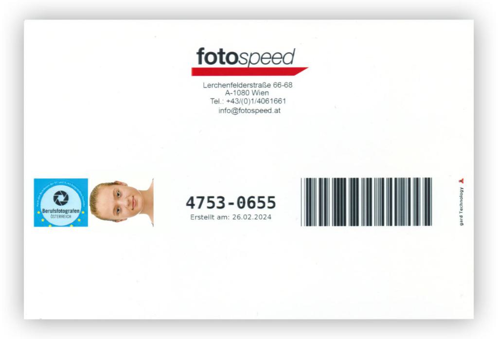 ePassfoto bei Fotospeed