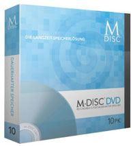 M-DISC: 1.000 Jahre Haltbarkeit